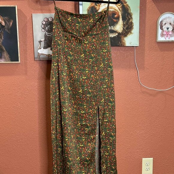 Urban Outfitters Sasha Satin Midi Slip Dress - Picture 2 of 4